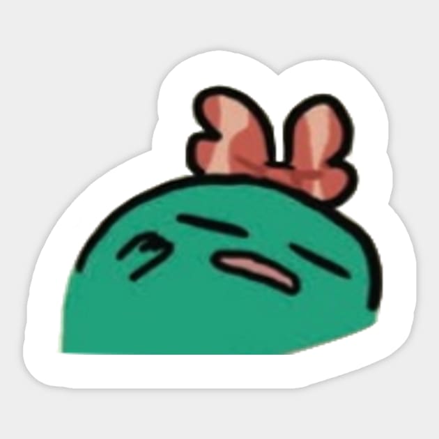 Silly Tired Blob Sticker by BriLovesCookies